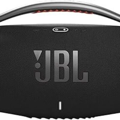 JBL Boombox 3 Black Portable Bluetooth Speaker with Massive Sound, Deepest Bass, IPX7 Waterproof, 24H Playtime, PartyBoost