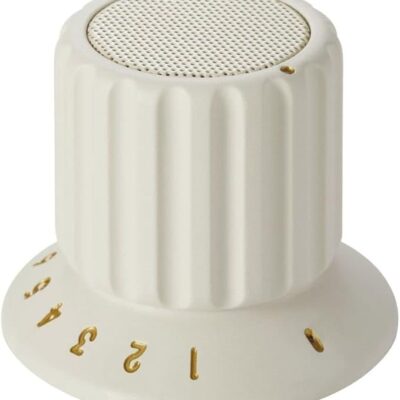 Bruno BDE060-GRG 4760427 Volume Knob Speaker, Greige Waterproof, Compact, Bluetooth, IPX4 Waterproof, Magnet, For Refrigerators, Bathrooms, Outdoors, TWS, Hands-free Calling Function, Palm Size